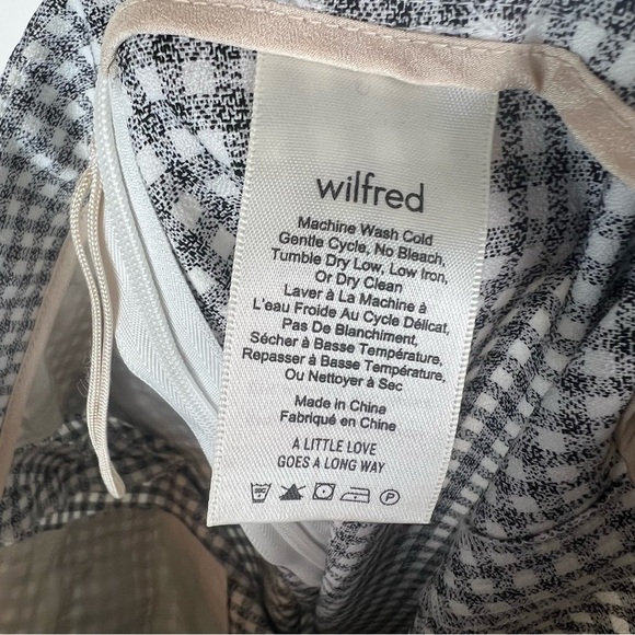 ARITZIA WILFRED Kick Flare Gingham Pants Size 2 - Picture 11 of 12
